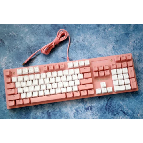 Клавиатура A4Tech Bloody B800 Dual Color механическая розовый/белый USB for gamer LED